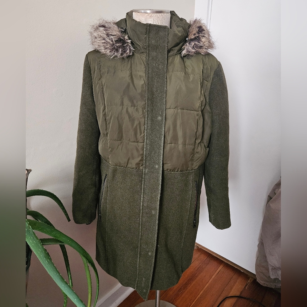 Lands End Wool Parka